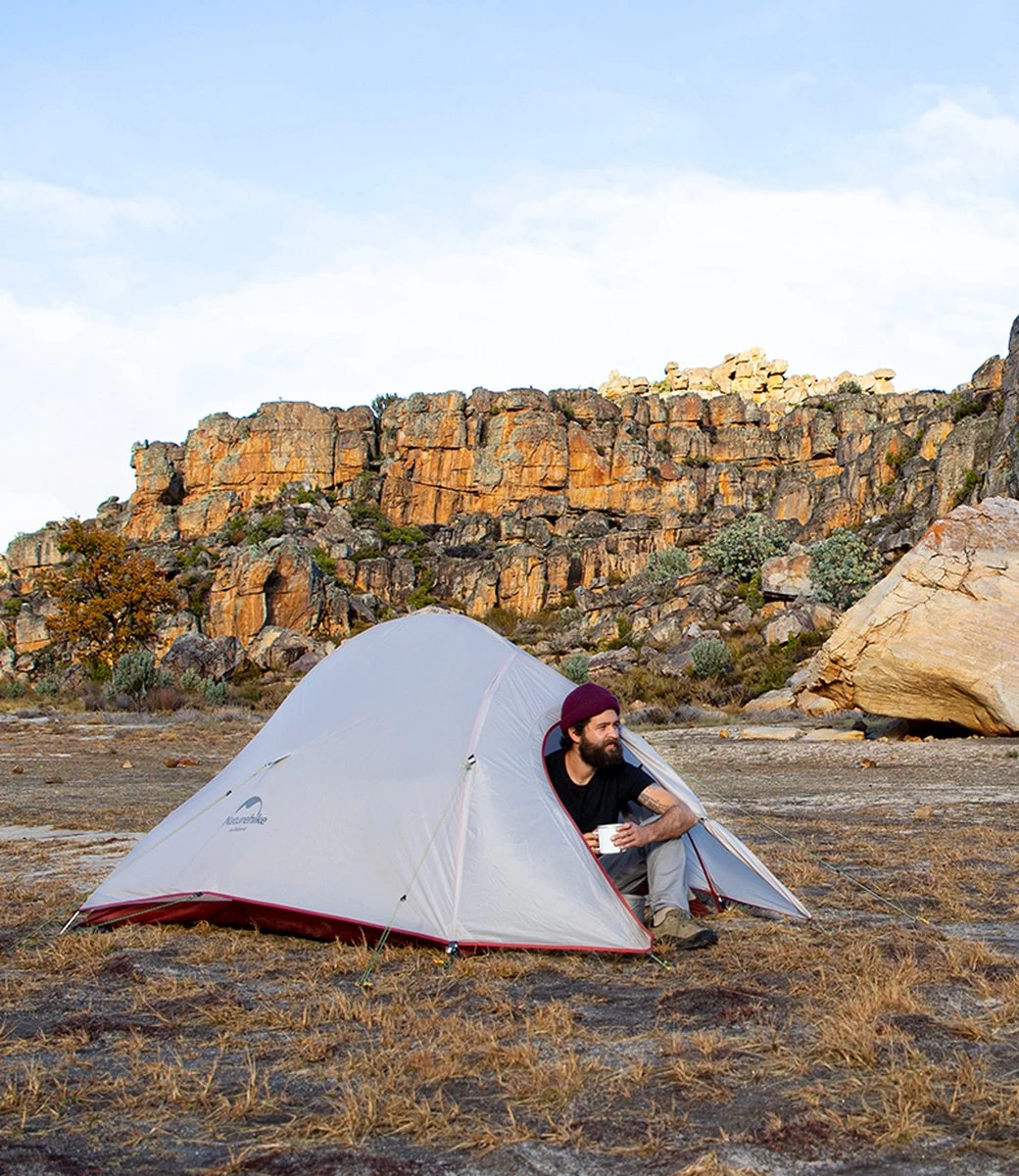 Naturehike® Cloud Up 2 Upgraded - 2 Persoons Tent - Lichtgewicht Tent - Incl. Grondzeil - 20D 4000MM - Outdoor - Waterdicht - Hiking & Wandelen 6 Naturehike® Cloud Up 2 Upgraded - 2 Persoons Tent - Lichtgewicht Tent - Incl. Grondzeil - 20D 4000MM - Outdoor - Waterdicht - Hiking & Wandelen - Afbeelding 6