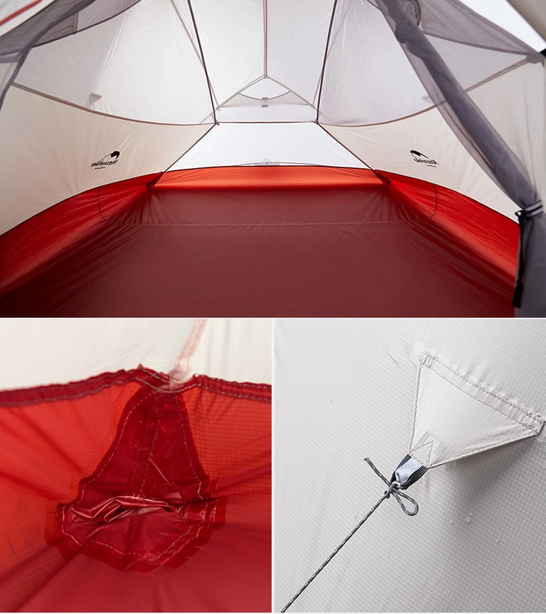 Cloud Up 2 Upgraded - 4 Seizoenen - Naturehike® - Tent 2 Persoons - Lichtgewicht Tent - Incl. Gratis Grondzeil - 20D 4000MM - Waterdicht - Winter & Sneeuw 5 Cloud Up 2 Upgraded - 4 Seizoenen - Naturehike® - Tent 2 Persoons - Lichtgewicht Tent - Incl. Gratis Grondzeil - 20D 4000MM - Waterdicht - Winter & Sneeuw - Afbeelding 5