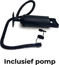 Deryan Cocoon Pop Up Tent - Slaapzak - Luchtbed - Luchtpomp - 4 Persoons - Zilver -Buiten Reizen Winkel 1074x1200 1