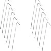 Stalen Tentharingen Set - 12 Stuks - 23 Cm | Staal | Opzetten Tent | Tentspijkers | Tentspijker | Haringen | Tentharing | Haring | Camping | Kamperen