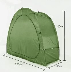 Merkloos Fietstent, Beschermhoes Fietsenschuur, Tent Voor Camping In De Open Lucht-groen 200*80*165CM -Buiten Reizen Winkel 1191x1200