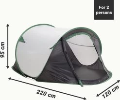 JEMIDI Tweepersoons Pop-up Tent - Opgooitent, Werptent Voor 2 Personen - Ideaal Als Festivaltent Of Kampeertent - Verschillende Kleuren 18 JEMIDI Tweepersoons Pop-up Tent - Opgooitent, Werptent Voor 2 Personen - Ideaal Als Festivaltent Of Kampeertent - Verschillende Kleuren -Buiten Reizen Winkel 1200x1004