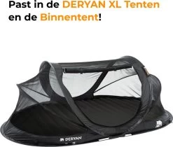 Deryan Cocoon Pop Up Tent - Luchtbed - Luchtpomp - 4 Persoons - Zilver -Buiten Reizen Winkel 1200x1021