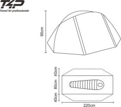Expedition Tent T1 - Donker Groen - 1 Persoons -Buiten Reizen Winkel 1200x1065