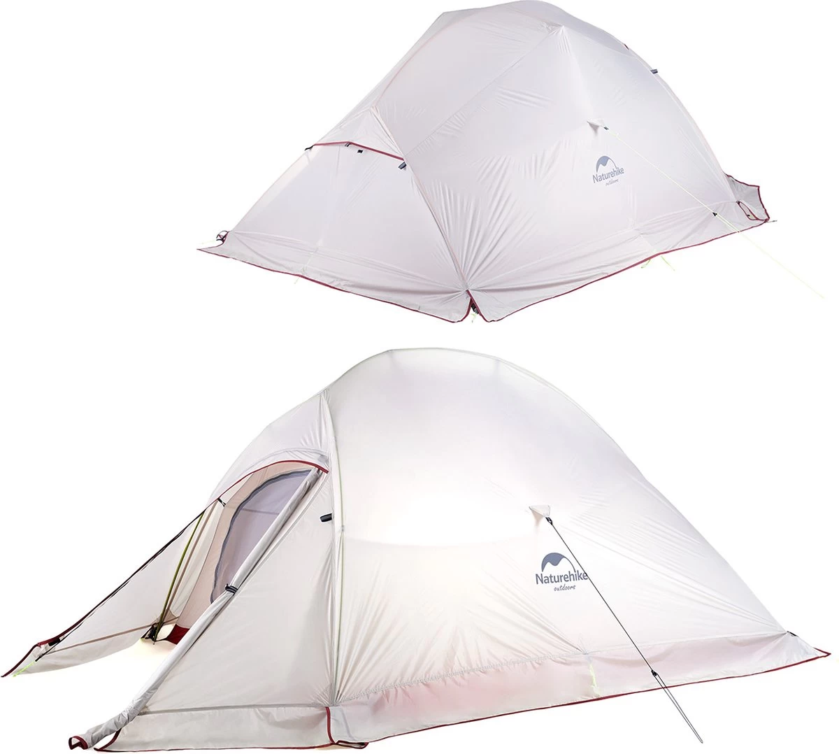 Cloud Up 2 Upgraded - 4 Seizoenen - Naturehike® - Tent 2 Persoons - Lichtgewicht Tent - Incl. Gratis Grondzeil - 20D 4000MM - Waterdicht - Winter & Sneeuw 3 Cloud Up 2 Upgraded - 4 Seizoenen - Naturehike® - Tent 2 Persoons - Lichtgewicht Tent - Incl. Gratis Grondzeil - 20D 4000MM - Waterdicht - Winter & Sneeuw - Afbeelding 3