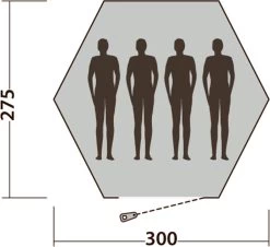 Easy Camp Tent Bolide 400 - Rood - 4 Persoons -Buiten Reizen Winkel 1200x1096