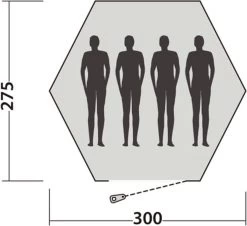 Easy Camp Tent Bolide 400 - Rood - 4 Persoons -Buiten Reizen Winkel 1200x1098