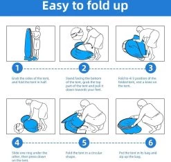 IGOODS Pop-up Tent - 2/3-Persoons - Blauw -Buiten Reizen Winkel 1200x1137