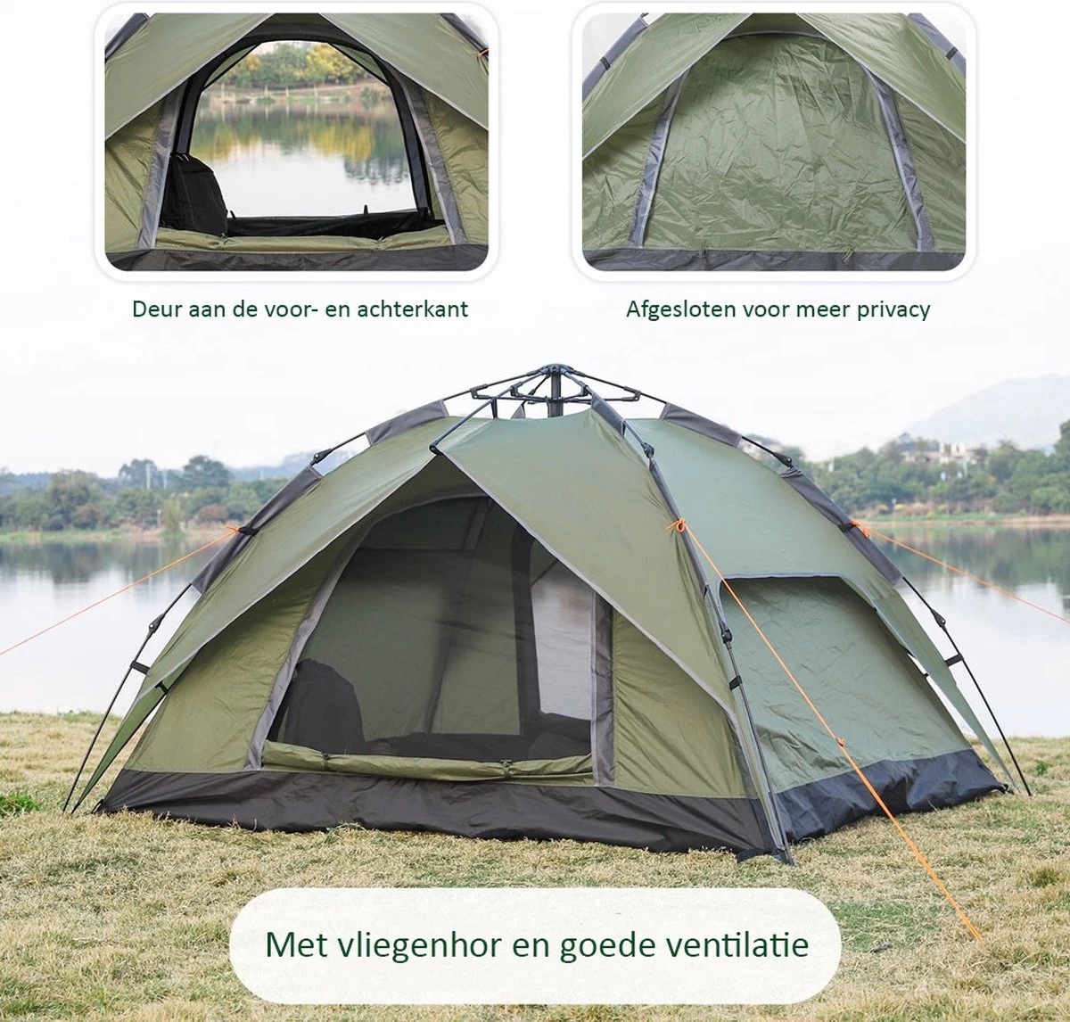 Sens Design Pop Up Tent - Tent - 2-3 Personen 8 Sens Design Pop Up Tent - Tent - 2-3 Personen - Afbeelding 8