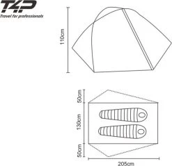 Expedition Tent T2 - Donker Groen - 2 Persoons -Buiten Reizen Winkel 1200x1163
