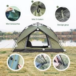 Sens Design Pop Up Tent - Tent - 2-3 Personen 11 Sens Design Pop Up Tent - Tent - 2-3 Personen -Buiten Reizen Winkel 1200x1197 1