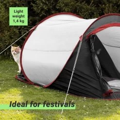 JEMIDI Tweepersoons Pop-up Tent - Opgooitent, Werptent Voor 2 Personen - Ideaal Als Festivaltent Of Kampeertent - Verschillende Kleuren -Buiten Reizen Winkel 1200x1200 149