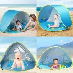 Seidon Strandtent Baby - Pop Up Tent - UV Bescherming - Baby En Kind - Waterdicht - Zwembadje - UV Bescherming -Buiten Reizen Winkel 1200x1200 21
