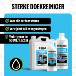 Ultramar - Sprayhood & Tent Shampoo - 1L - Tentdoekreiniger - Voor Bootkap, Tent, Cabriodak, Zonwering - Tentonderhoud - Bootonderhoud - Schoonmaakmiddel -Buiten Reizen Winkel 1200x1200 41