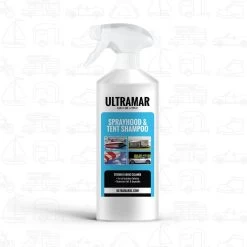Ultramar - Sprayhood & Tent Shampoo - 1L - Tentdoekreiniger - Voor Bootkap, Tent, Cabriodak, Zonwering - Tentonderhoud - Bootonderhoud - Schoonmaakmiddel -Buiten Reizen Winkel 1200x1200 42