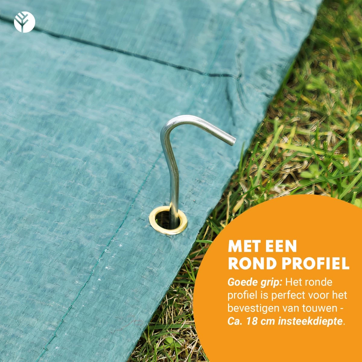 Stalen Haringen Set Van 50st. - Premium Staal - Grondanker - Tent Haring - Grondhaken - Tent Spijker - 20cm Lang - 3cm Haak - 3,5mm Premium Dikte Tentharing - Groots® 4 Stalen Haringen Set Van 50st. - Premium Staal - Grondanker - Tent Haring - Grondhaken - Tent Spijker - 20cm Lang - 3cm Haak - 3,5mm Premium Dikte Tentharing - Groots® - Afbeelding 4