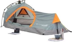 Where Tomorrow Solo Tent Pop Up 225X100X57 Cm - Grijs - 1 Persoons -Buiten Reizen Winkel 1200x705