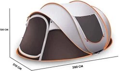 Fly Lab Luxe Pop Up Tent - Kampeer Tent - Grijs/Oranje - 4 Persoons 21 Fly Lab Luxe Pop Up Tent - Kampeer Tent - Grijs/Oranje - 4 Persoons -Buiten Reizen Winkel 1200x714