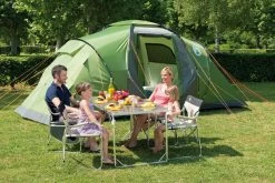 Coleman Bering 4 Vis-a-Vis Tent - Familietent - 4-Persoons - Groen -Buiten Reizen Winkel 1200x800 4