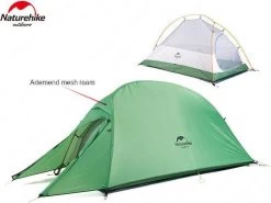 Cloud Up 1 Upgraded - Naturehike® - 1 Persoons Tent - Lichtgewicht Tent - Incl. Grondzeil - 210T 3000mm - Outdoor - Waterdicht - Hiking & Wandelen -Buiten Reizen Winkel 1200x897