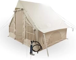 Opblaasbare Vier Persoons Tent Beige 300x200x210 Cm -Buiten Reizen Winkel 1200x952