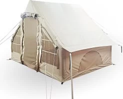 Opblaasbare Vier Persoons Tent Beige 300x200x210 Cm -Buiten Reizen Winkel 1200x960