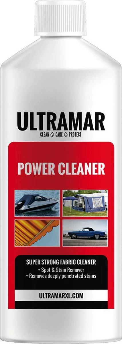 Ultramar - Power Cleaner 1L - Tentdoekreiniger Voor Bootkap, Tent, Cabriodak 2 Ultramar - Power Cleaner 1L - Tentdoekreiniger Voor Bootkap, Tent, Cabriodak - Afbeelding 2