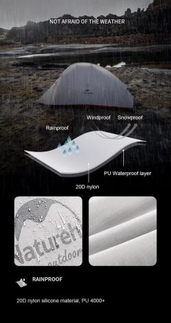 Cloud Up 2 Upgraded - 4 Seizoenen - Naturehike® - Tent 2 Persoons - Lichtgewicht Tent - Incl. Gratis Grondzeil - 20D 4000MM - Waterdicht - Winter & Sneeuw 15 Cloud Up 2 Upgraded - 4 Seizoenen - Naturehike® - Tent 2 Persoons - Lichtgewicht Tent - Incl. Gratis Grondzeil - 20D 4000MM - Waterdicht - Winter & Sneeuw -Buiten Reizen Winkel 637x1200 1