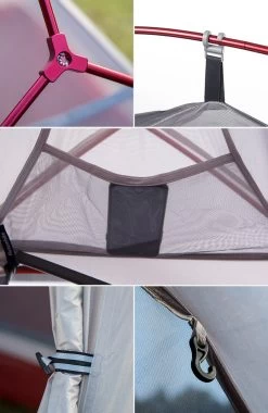 Cloud Up 3 Upgraded - Naturehike® - Tent 3 Persoons - Lichtgewicht Tent - Incl. Grondzeil - 20D 4000MM - Outdoor Kampeertent - Waterdicht - Hiking & Wandelen -Buiten Reizen Winkel 780x1200 2
