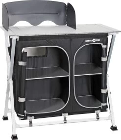 Brunner Azabache CT Cross Square Multifunctioneel Kastje, Zwart/grijs