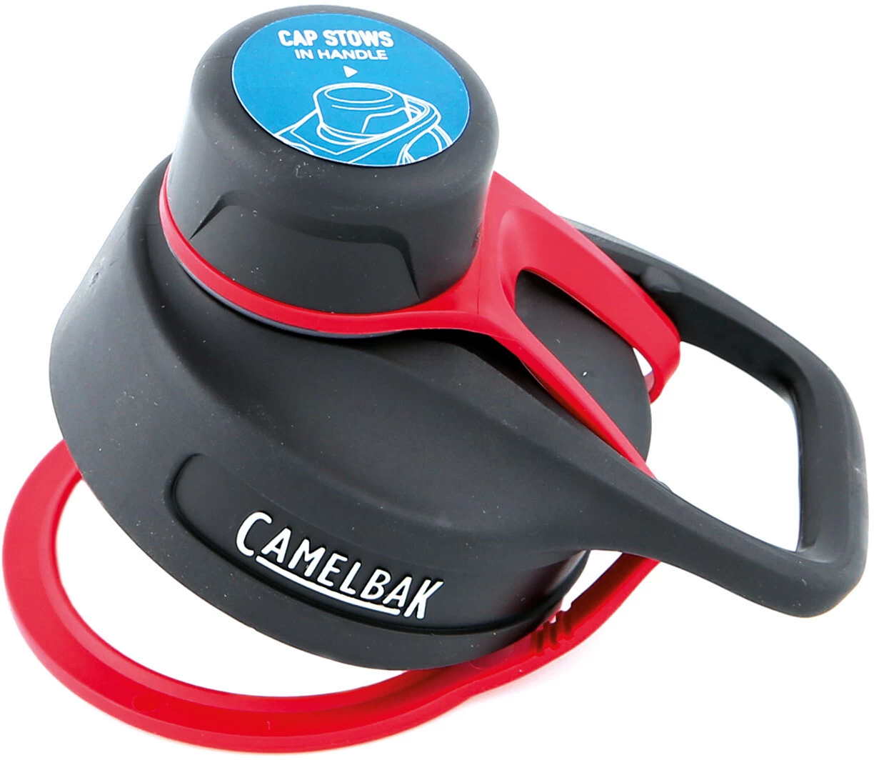 CamelBak Chute Vacuüm Roestvrijstalen Dop, Zwart/rood 1 CamelBak Chute Vacuüm Roestvrijstalen Dop, Zwart/rood