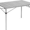 CAMPZ Aluminium Oprolbare Tafel 107x70x70cm, Grijs