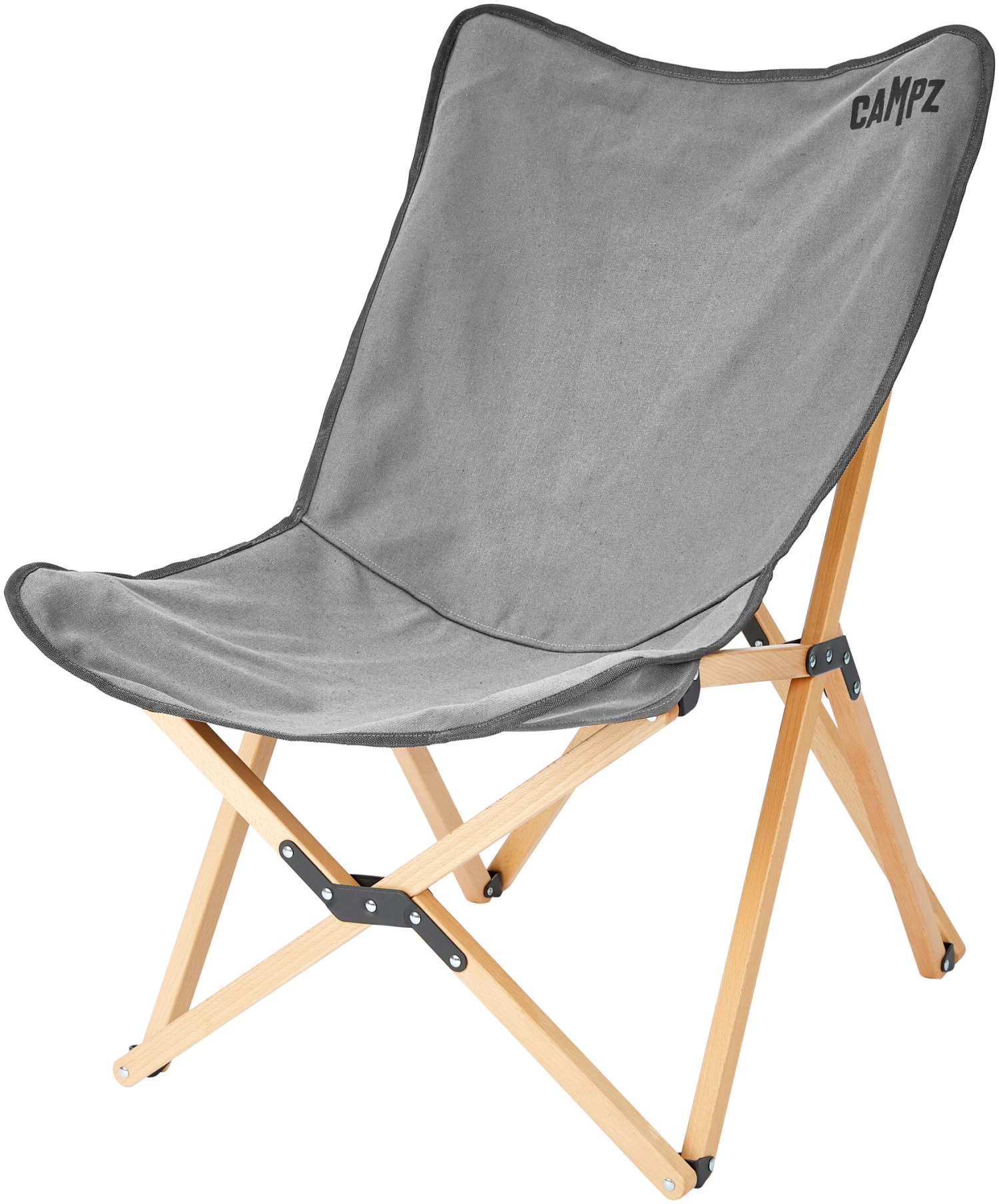 CAMPZ Osaka Chair Beech Wood, Grijs 1 CAMPZ Osaka Chair Beech Wood, Grijs