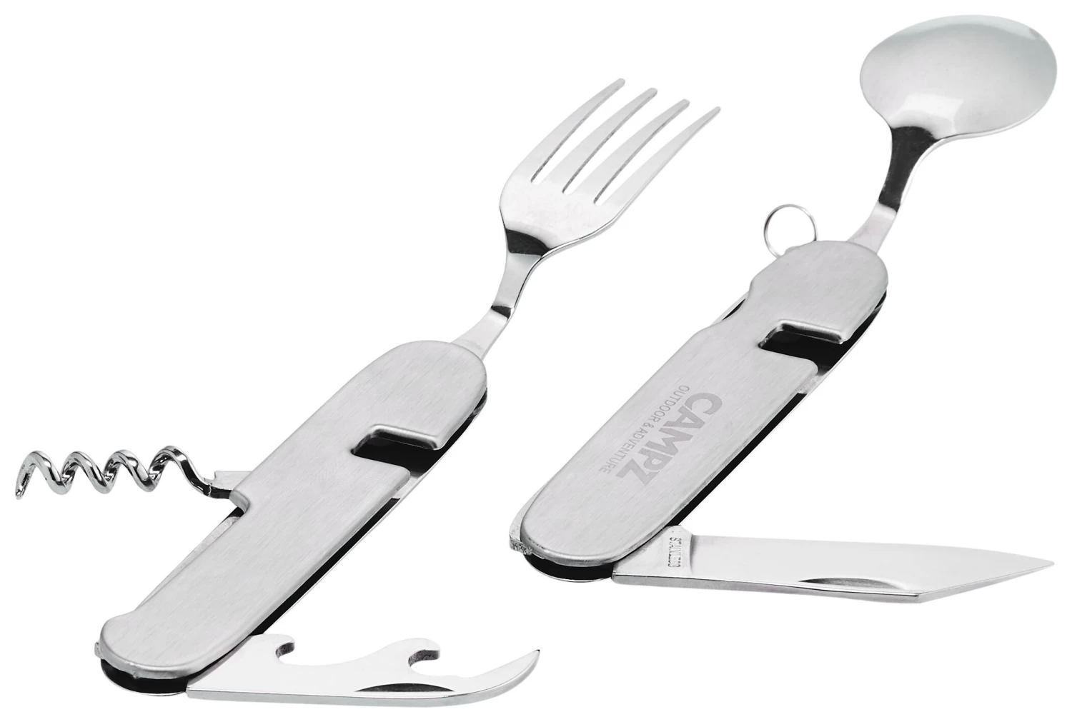 CAMPZ Reisbestek, Zilver 1 CAMPZ Reisbestek, Zilver