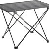 CAMPZ Uitrolbare Tafel 55x42x40cm Ultra Light, Zwart/grijs