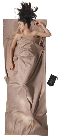 Cocoon TravelSheet Organisch Katoen, Bruin