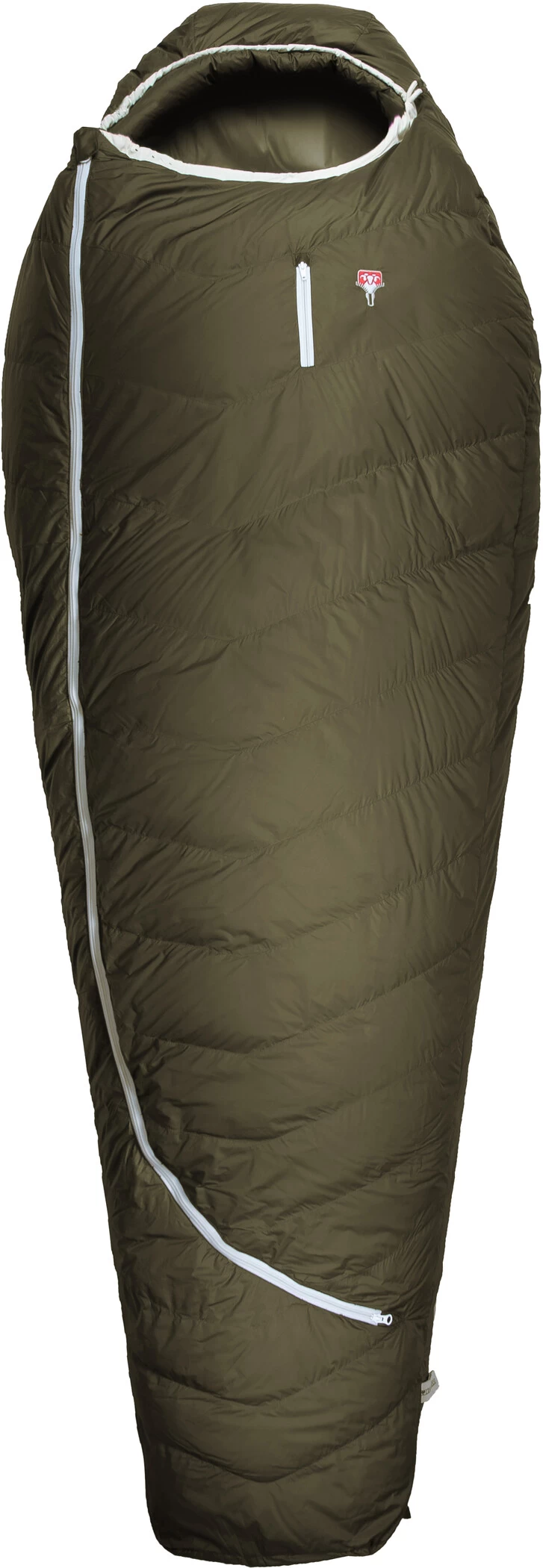 Grüezi-Bag Biopod DownWool Ice CompostAble Slaapzak, Olijf 1 Grüezi-Bag Biopod DownWool Ice CompostAble Slaapzak, Olijf