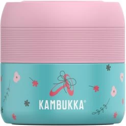 Kambukka Bora Voedsel Pot 400ml, Turquoise/roze
