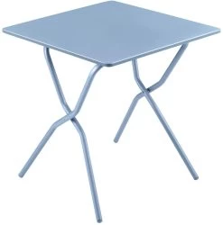 Lafuma Mobilier Balcony Table Steel Top, Blauw