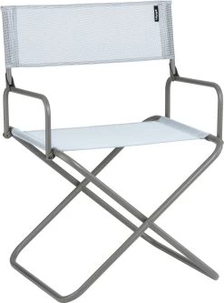 Lafuma Mobilier FGX XL Directeurstoel Met Armleuning Met Cannage Phifertex, Blauw