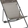 Lafuma Mobilier Maxi Transat Klapstoel Met Cannage Phifertex, Grijs