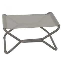 Lafuma Mobilier Next Voetenbankje Met Cannage Phifertex, Grijs