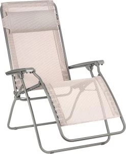 Lafuma Mobilier R Clip Relax Stoel Batyline, Roze/grijs