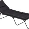 Lafuma Mobilier Siesta L Zonnebed Air Comfort, Zwart
