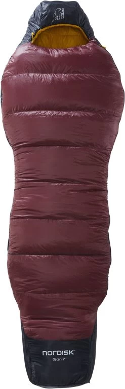 Nordisk Oscar -2° Curve Slaapzak XL, Zwart/rood