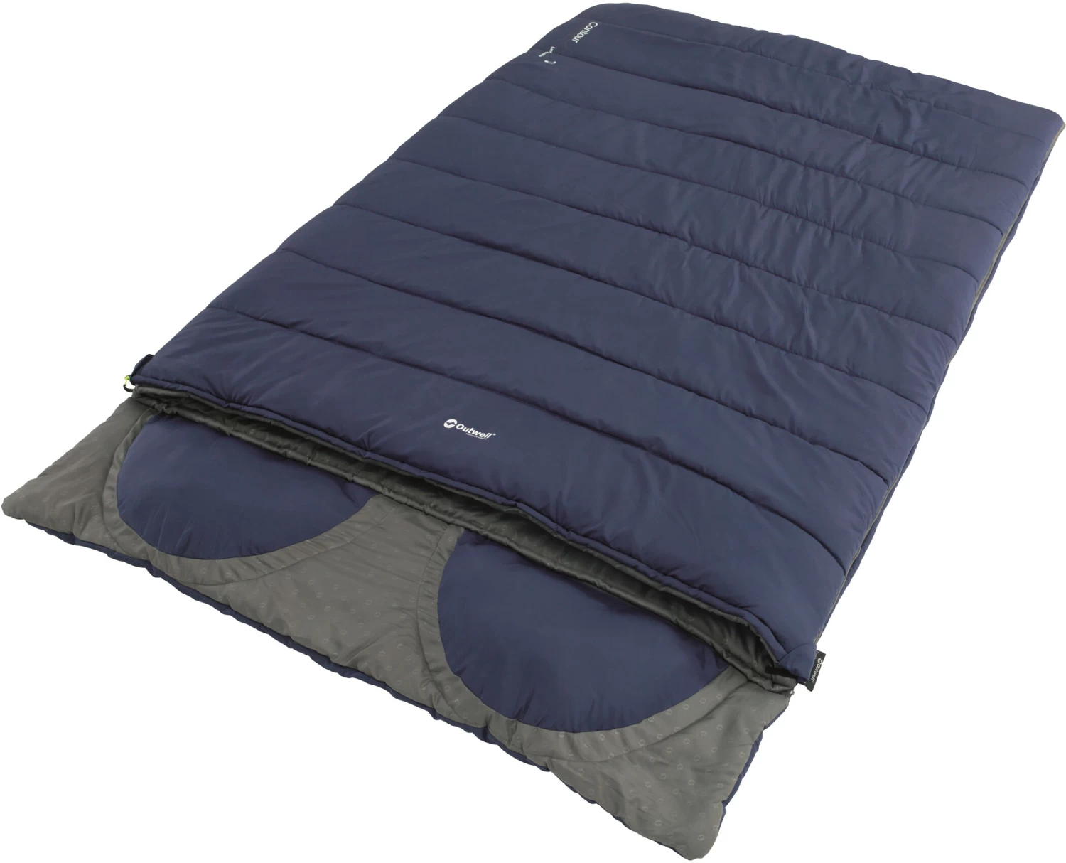 Outwell Contour Lux Double Slaapzak, Blauw 1 Outwell Contour Lux Double Slaapzak, Blauw