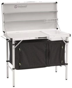 Outwell Drayton Keukentafel, Zwart/wit