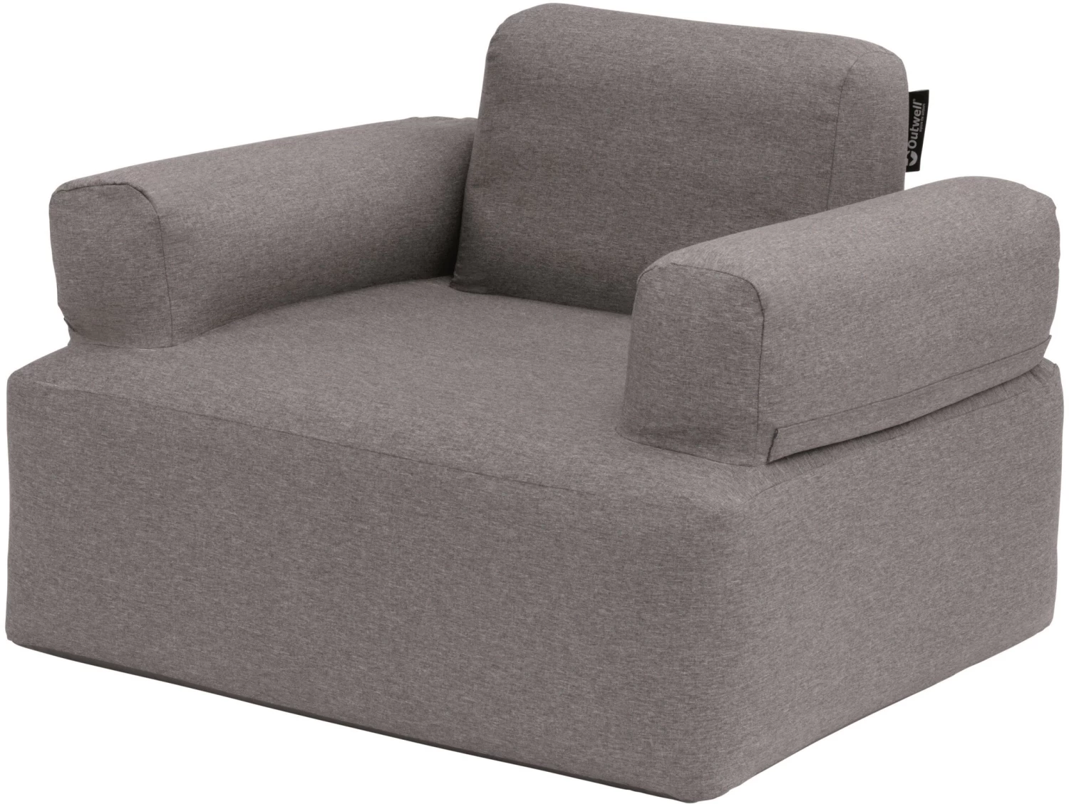 Outwell Lake Huron Opblaasbare Poef, Grijs 1 Outwell Lake Huron Opblaasbare Poef, Grijs