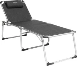 Outwell New Foundland Lounger XL, Zwart/grijs