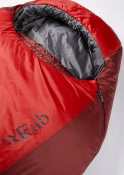 Rab Solar Eco 3 Sleeping Bag Regular Women, Rood